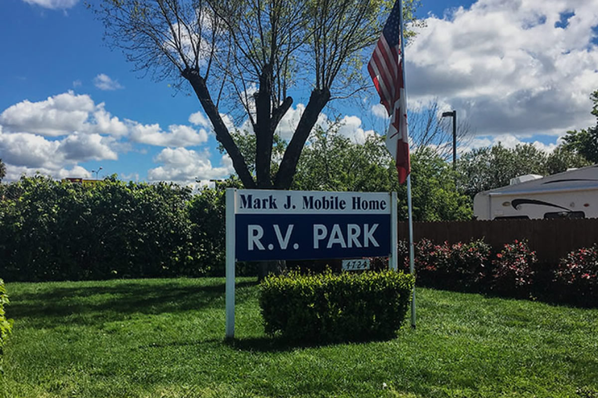 Mark J Mobile Home RV Park Sacramento California
